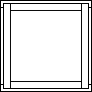 Глухое со створкой