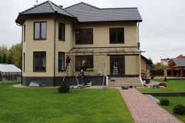 Остекление террасы системой Lumon 6T «Минская область, поc. Валерьяново.»