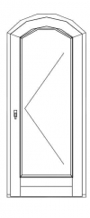 Одностворчатая арочная
