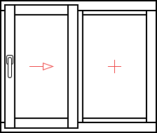 Параллельно-сдвижная фурнитура с автоматическими доводчиками