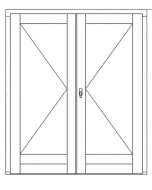 Двустворчая дверь