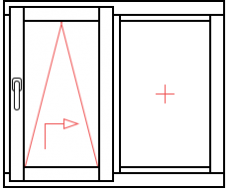 Параллельно-сдвижная фурнитура с функцией откидывания